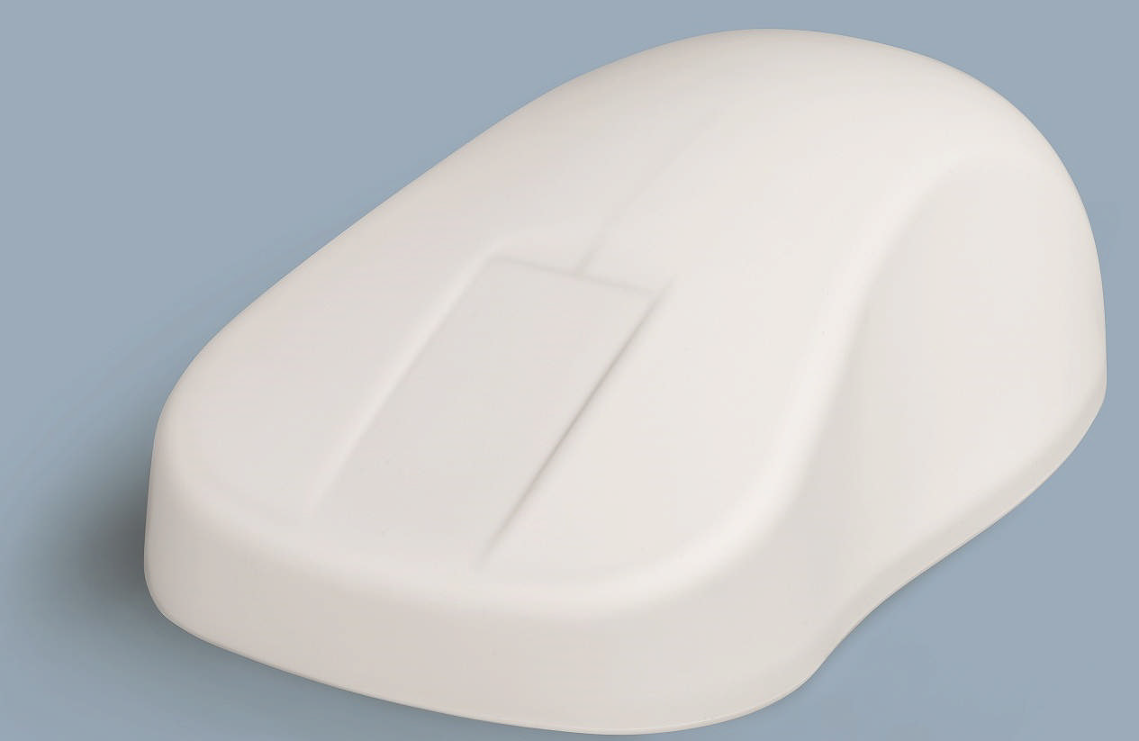 Mus trådløs og desinficerbar, hvid, 1 stk.